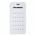 Кожаный чехол книжка для iPhone 6/6S Karl Lagerfeld Trendy Booktype White (KLFLHP6TRSW)
